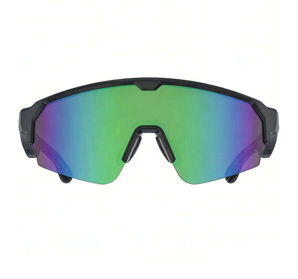 Lunettes de soleil de vélo intelligentes UV400 Anti-UV Windproof Outdoor Road Bike Sports Lunettes de soleil Wirel