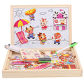 Farm Mania Animal Joypin Planche à dessin double face Puzzle magnétique tridimensionnel