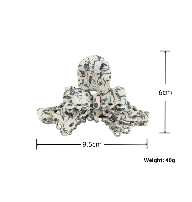 Acétate Dentelle Bow Barrettes Sweet Temperament Girl
