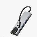 5-en-1 Type-c vers HDMI Carte réseau USB Expansion Dock