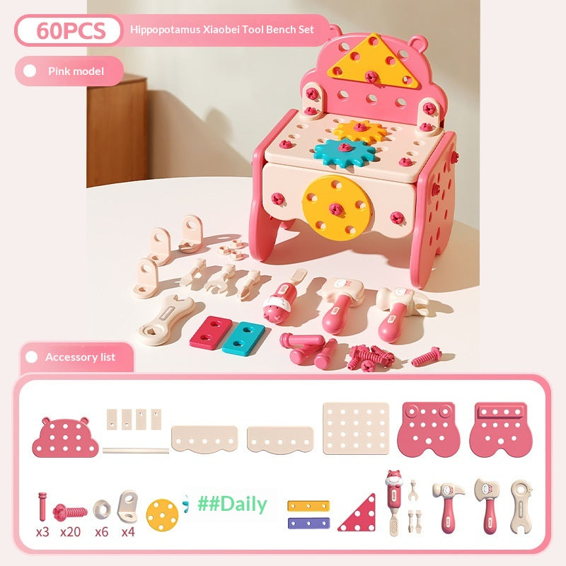 Jeu de jouets Hippopotamus Baby Toolbox