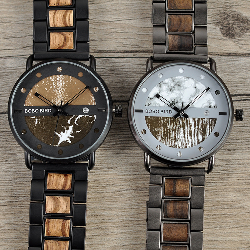 Montre en bois sport unisexe