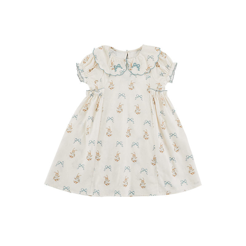 Robe imprimée mignonne d'été pour filles