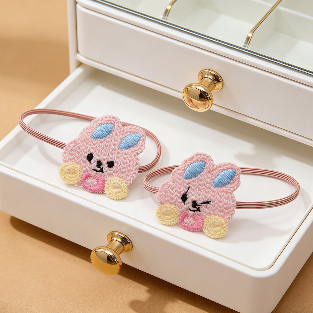 Tricoter les cheveux Bunny Tie-4043