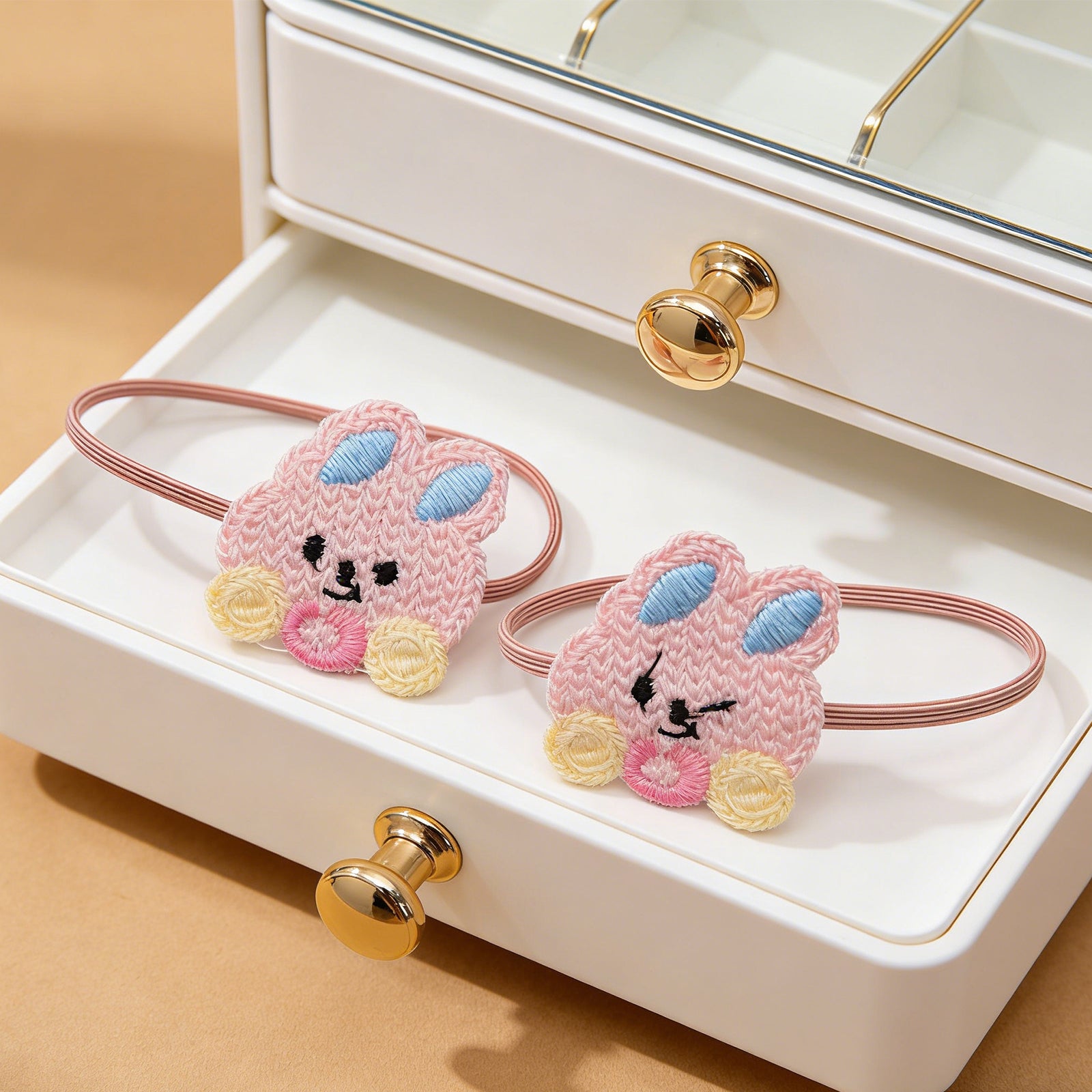 Tricoter les cheveux Bunny Tie-4043