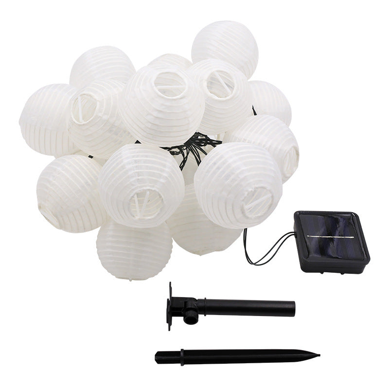 Led Fabric Lantern Énergie solaire