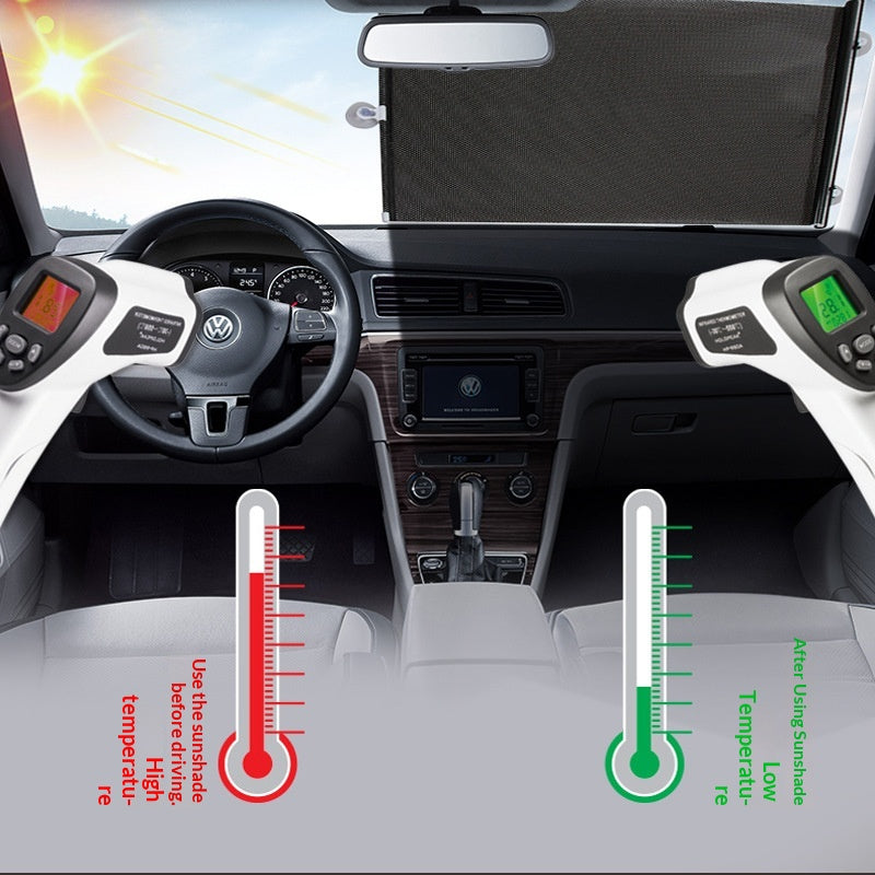 Visière de soleil rétractable automatique de voiture