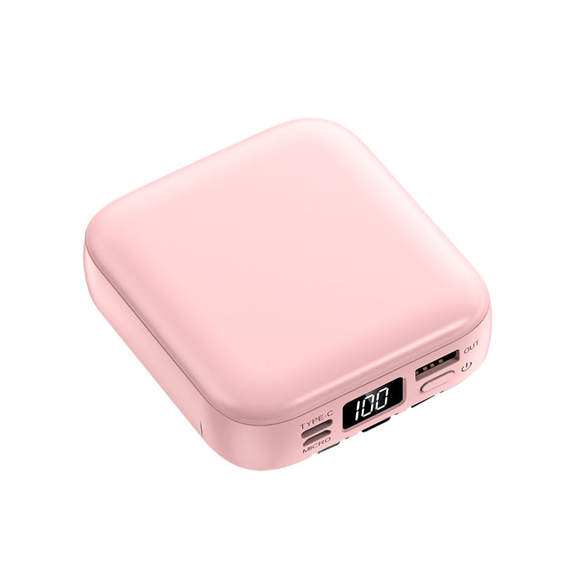 Beauty Mirror Power Bank est livré avec câble Portable Mini