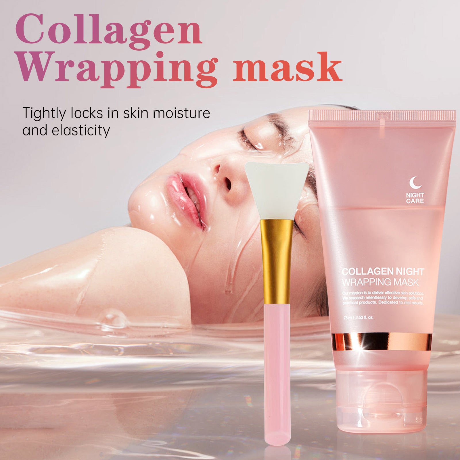 Masque de collagène sans marque pour augmenter l'élasticité de la peau