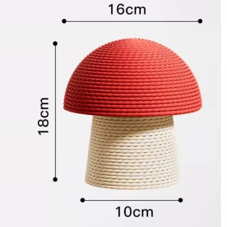 Jouet de chat de chat de champignons rouges