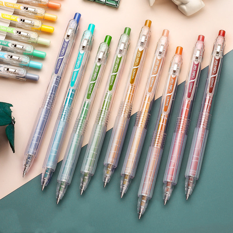 Set de stylo en gel de couleur Morandi