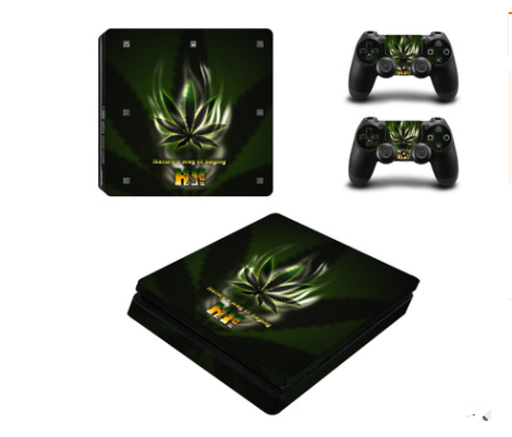 PS4 Slim jeu machine autocollant protection film PVC matériau ne joue pas ceinture de bulle d'air b