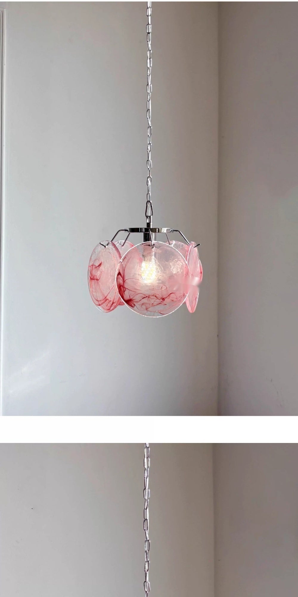 Chambre à coucher en verre fait main
