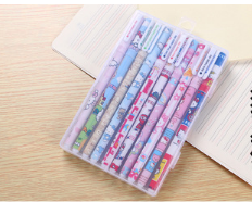 Paquet de 10 Pcs en gel coloré stylo encre stylo cadeau promotionnel papeterie école et fournitures de bureau