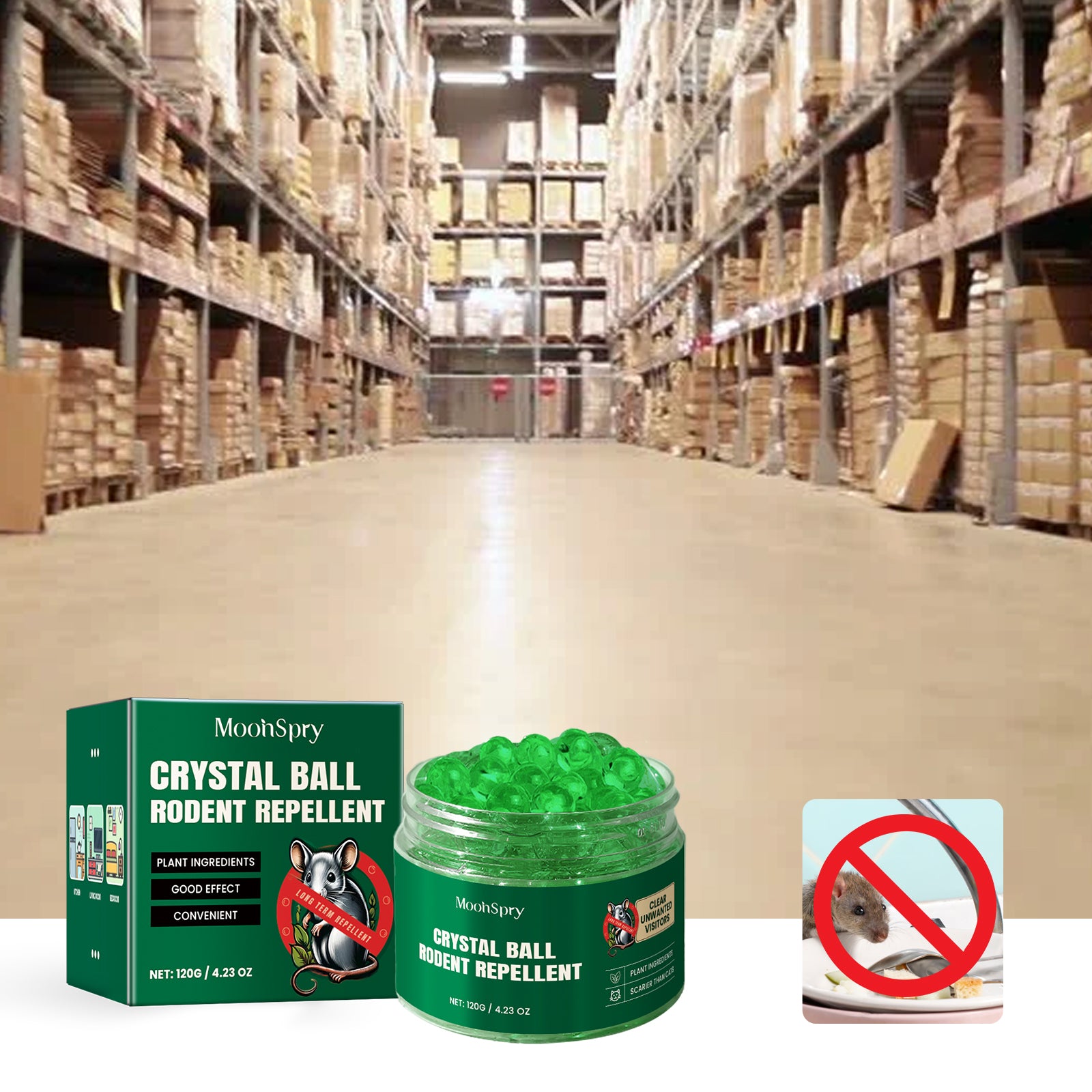 Balle de cristal Rodenticide 120g1box