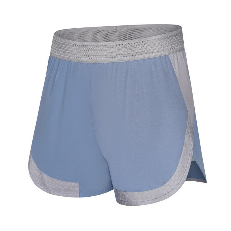 Marathon d'été Running Double couche Respirant Quick-sèchement Fitness Short