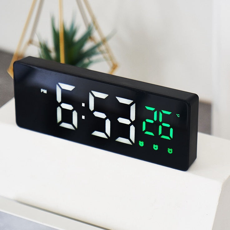 Horloge miroir créative