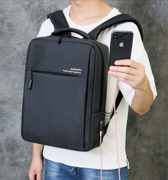 Sac à dos rechargeable imperméable et antichoc
