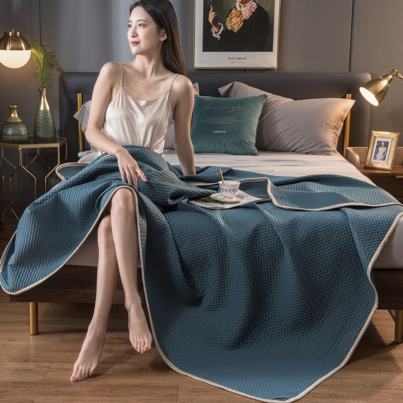 Single and Double Ice Silk Summer Quilt lavable mince Quilt