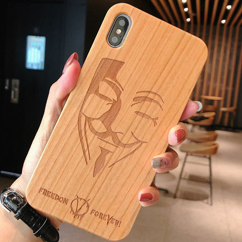 Boîtier de téléphone mobile en bois