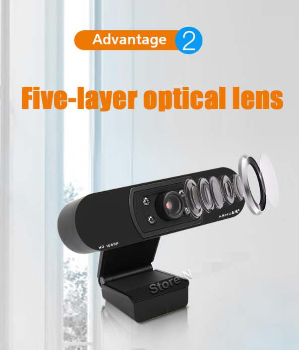 Caméra HDWeb avec Microphone HD intégré
