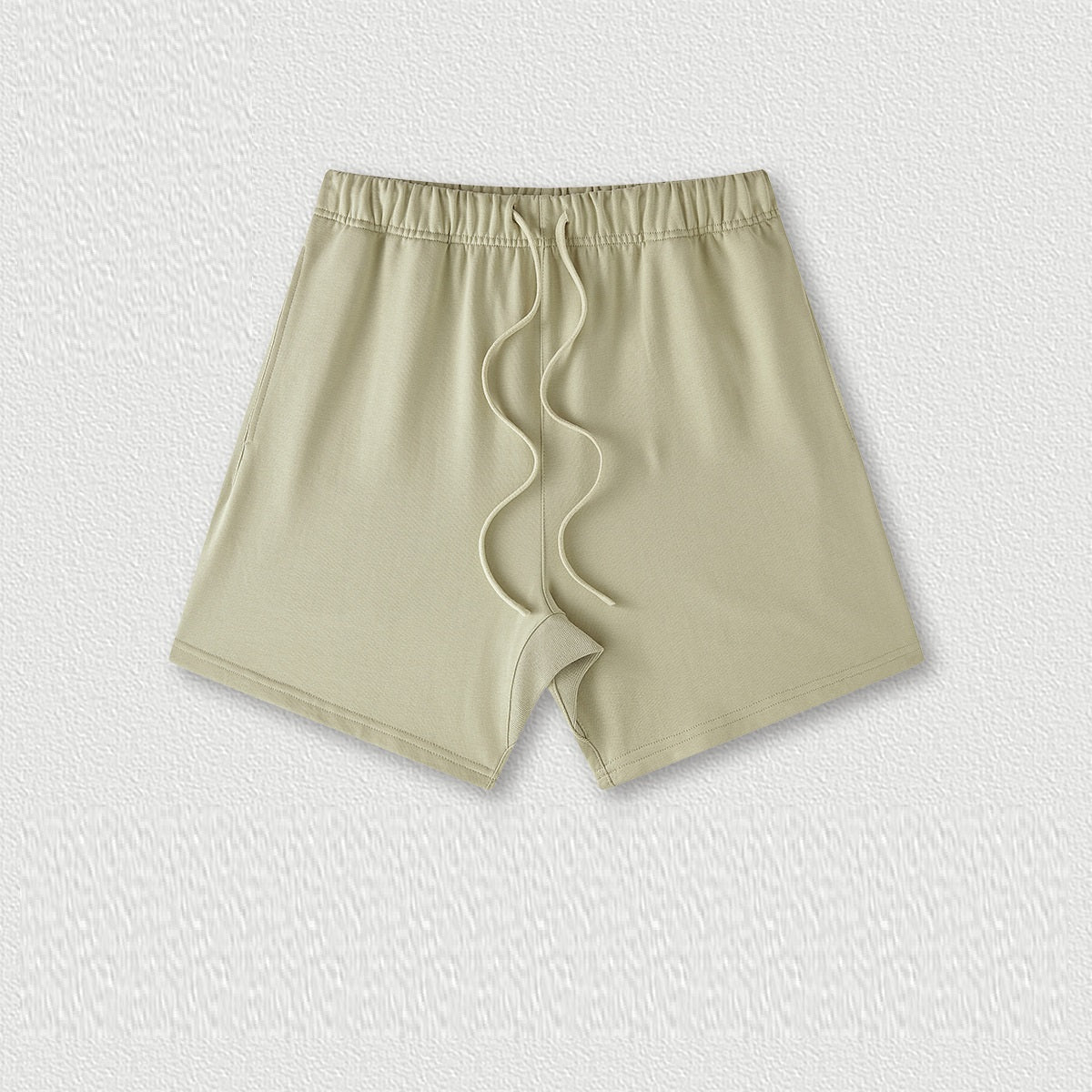 Couleur de la Terre Style de base Short en coton moyen et grand pour enfants
