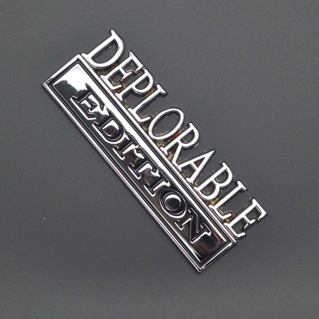 2pcs Depllorable Edition Emblems