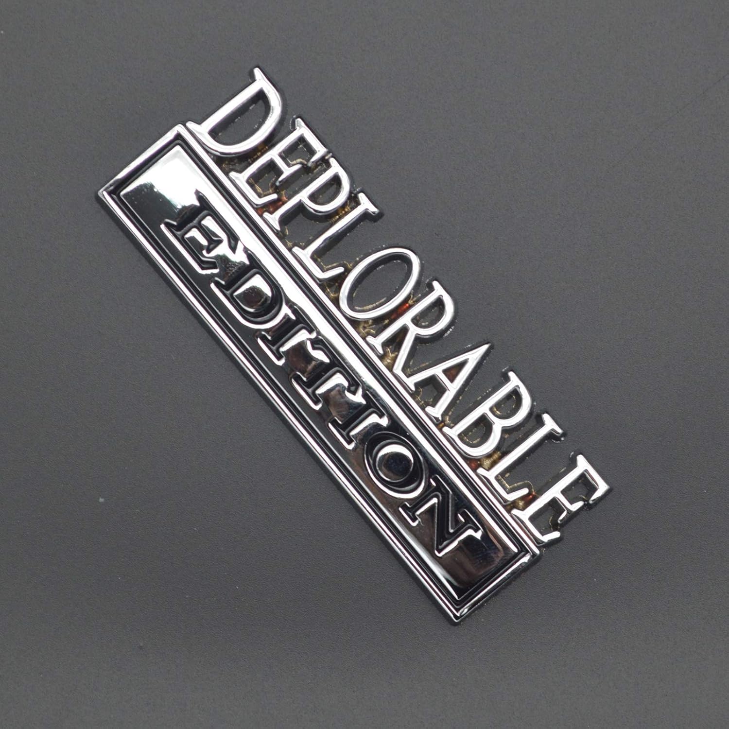 2pcs Depllorable Edition Emblems