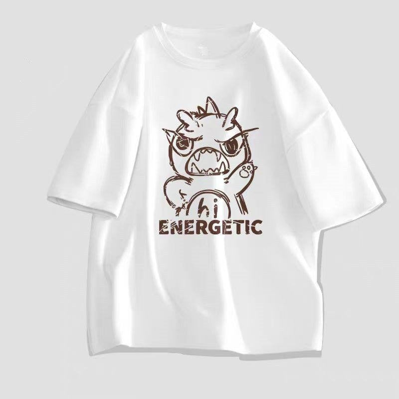 Hommes Hong Kong Style tendance manches courtes T-shirt pour l'été