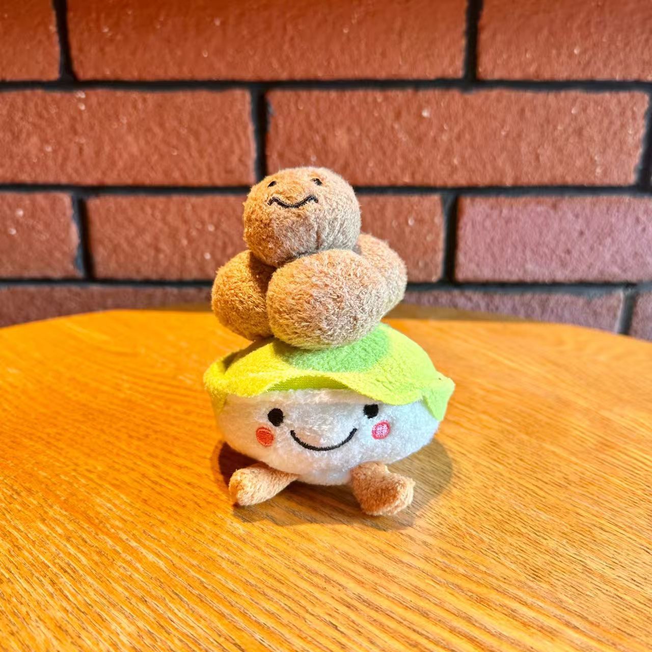 Cute Guangdong Dim Sum Plush Jouet Barbecue Pork Bun
