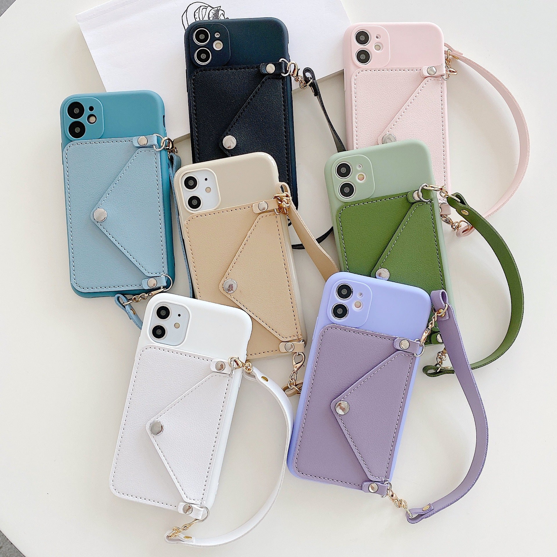 Carte de protection de l'Oin Frosted Shell Diagonally Portable