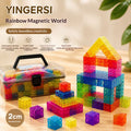 Jouet de bloc magnétique transparent de bricolage
