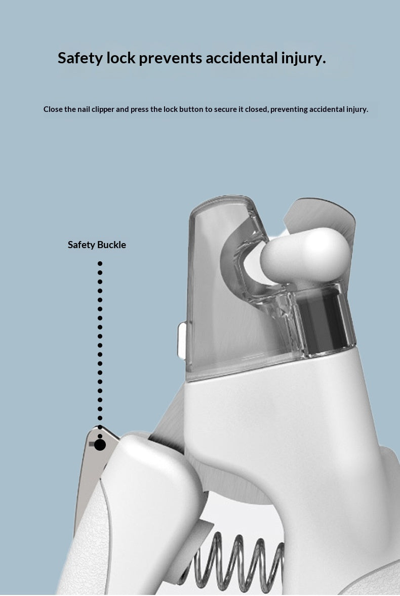 Pince à ongles LED rechargeable