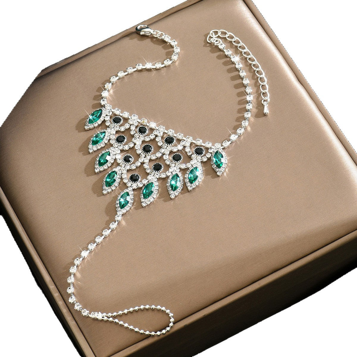 Sweet Bohemian Style Zircon goutte d'eau Anklet