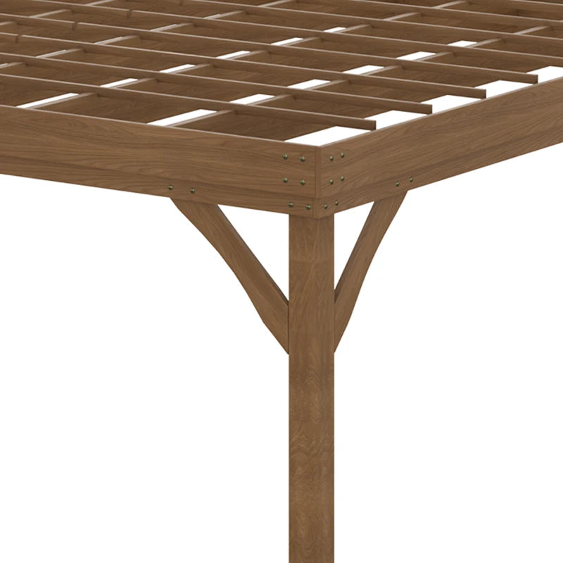 Pergola extérieure en bois de 10' X 12'