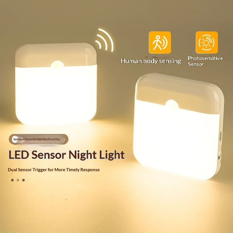 Bloc carré Smart Lampe d'induction du corps humain
