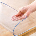 Couverture de table 1,5 Mm épais PVC transparent tapis protecteur de bureau étanche et facile de nettoyage