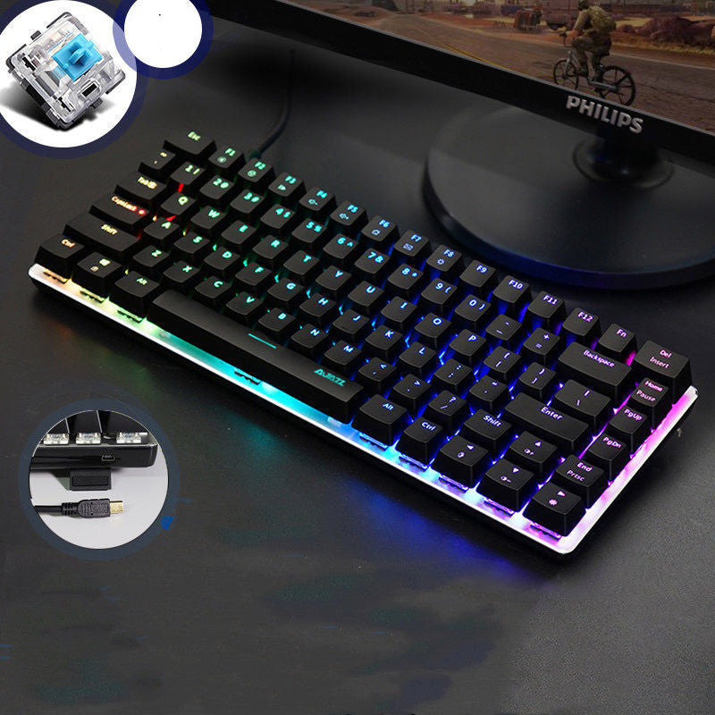 Heijue AK33 Gaming Computer Notebook Clavier mécanique