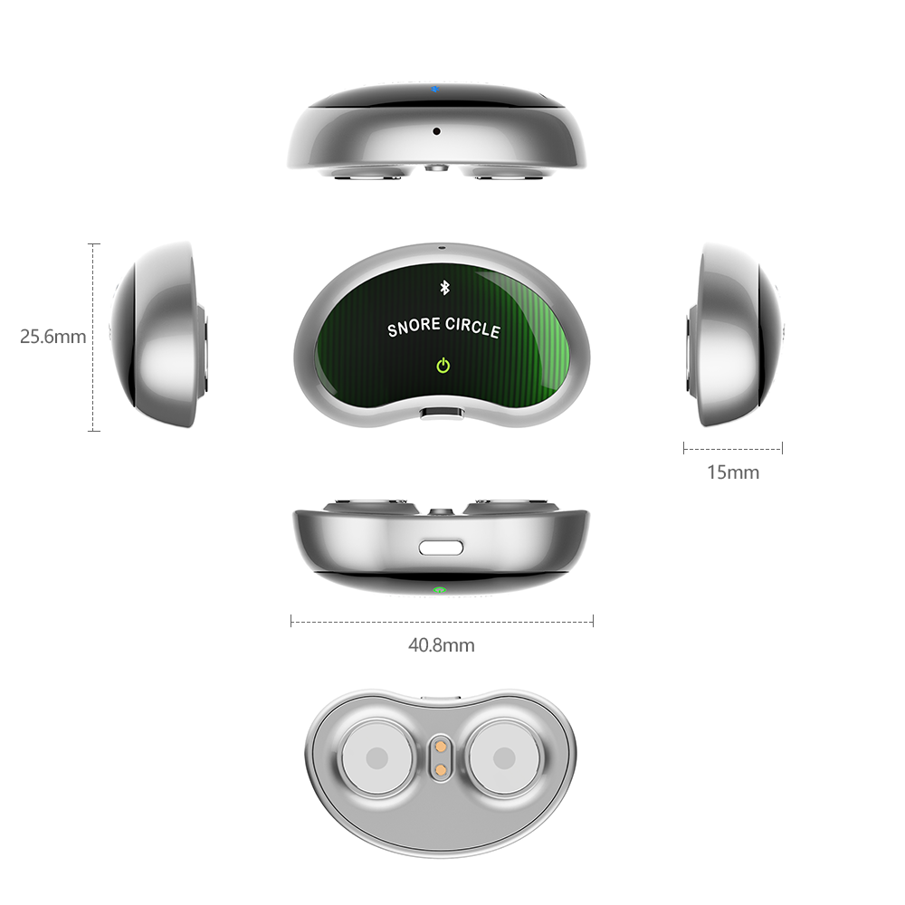 Smart Anti Snoring Device Electronic Muscle Stimulateur Pro avec 20pcs bandes conductrices