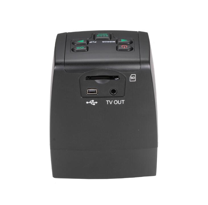 Haute résolution photo diaporama visionneur film négatif scanner usb 2.0 msdc monochrome conv