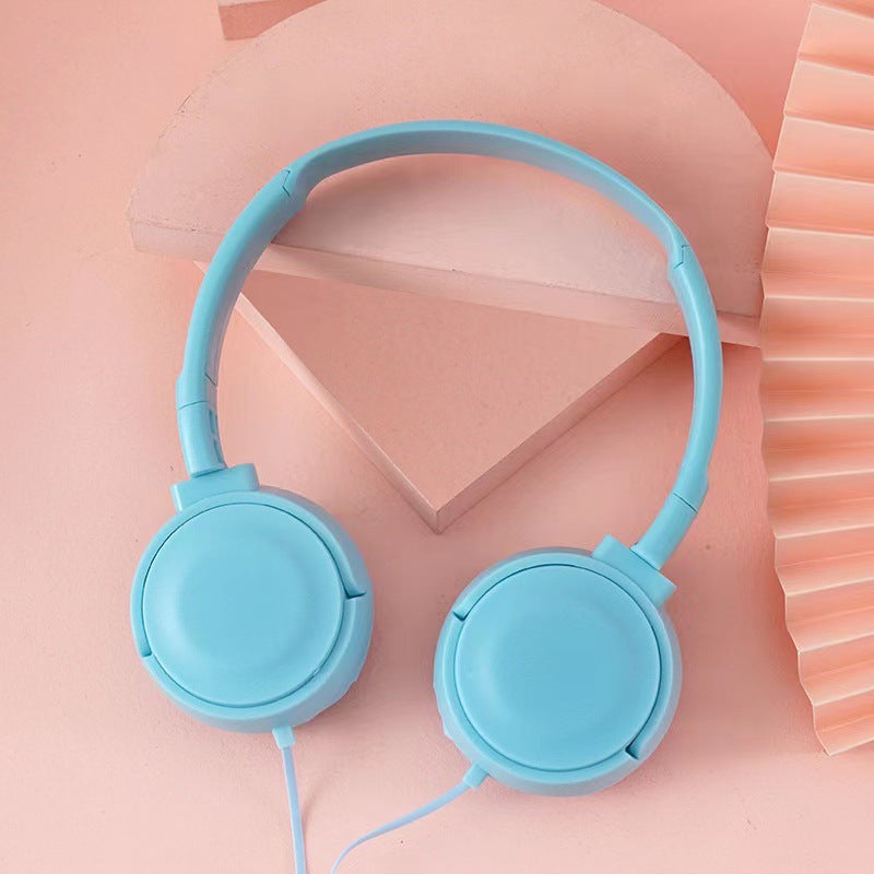 Casque filaire à tête en Macaron avec microphone