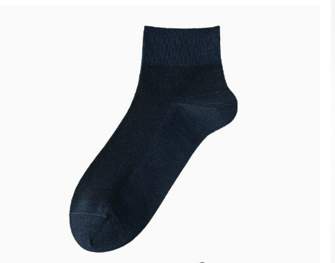 Hommes Court Printemps Été Mesh Respirant Sans couture Coton pur Hommes Chaussettes