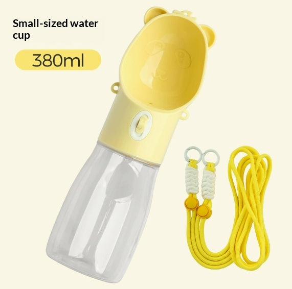 Pet Water Cup Bouteille d'eau Portable Fontaine extérieure pour chiens
