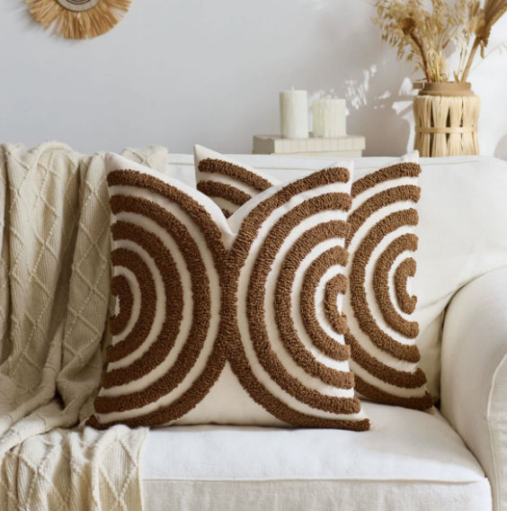 Couvercle d'oreiller à lancer Moderne Coussin d'oreiller haut de gamme léger et luxueux