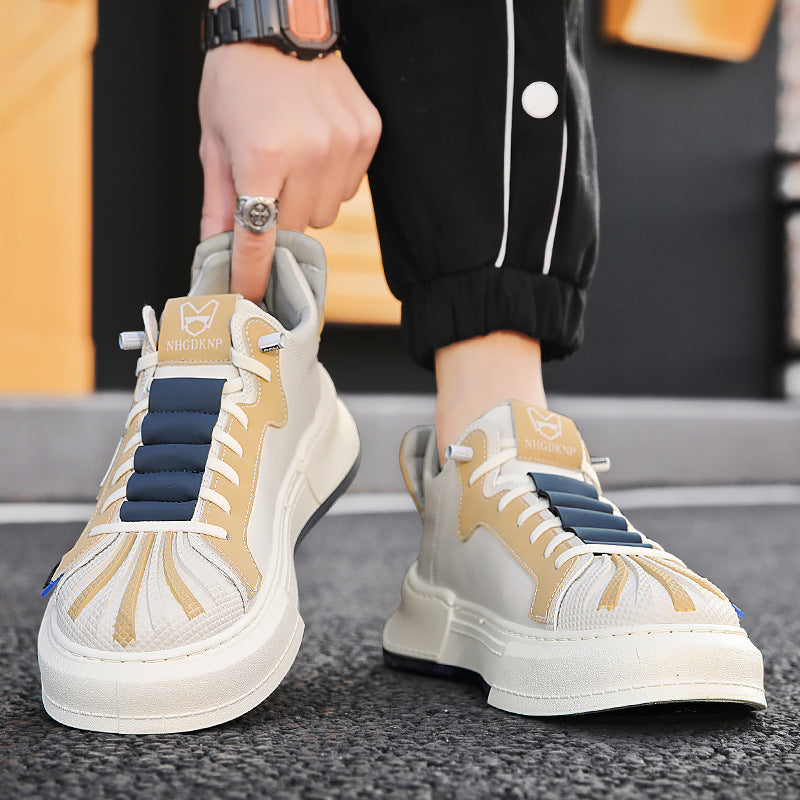Les hommes polyvalents tendance Bas-top Sneakers Respirant Chaussures Casual