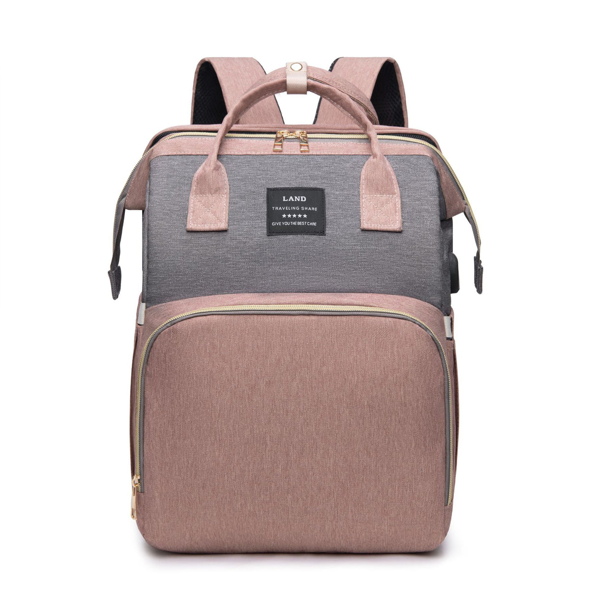 Mummy Baby Crib sac à dos Grande capacité Out Lait Sac isolé Femmes
