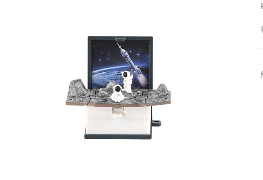 3D Dinosaur Pop-up Livre Porte-clés Enfants Jouet créatif de décompression