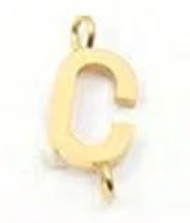 Cadeau Anklet simple initial pour les filles et les amis