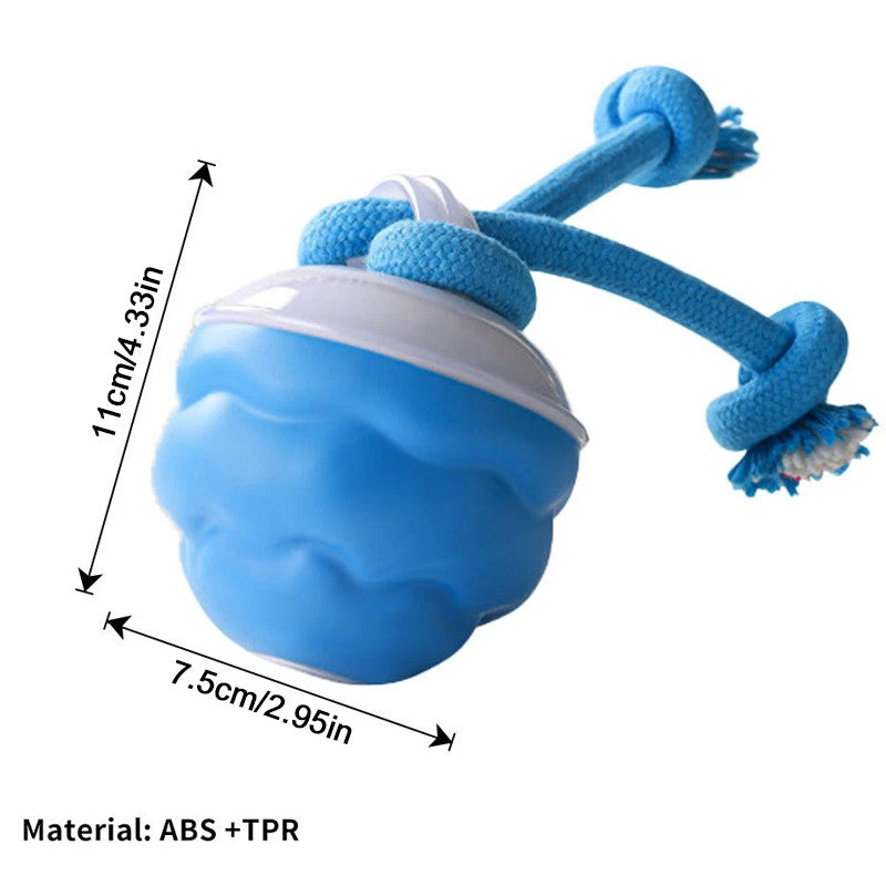 La Chase Buddy Dog Boredom Jouet stimulant Smart Pet Puppy Ball avec des ropes