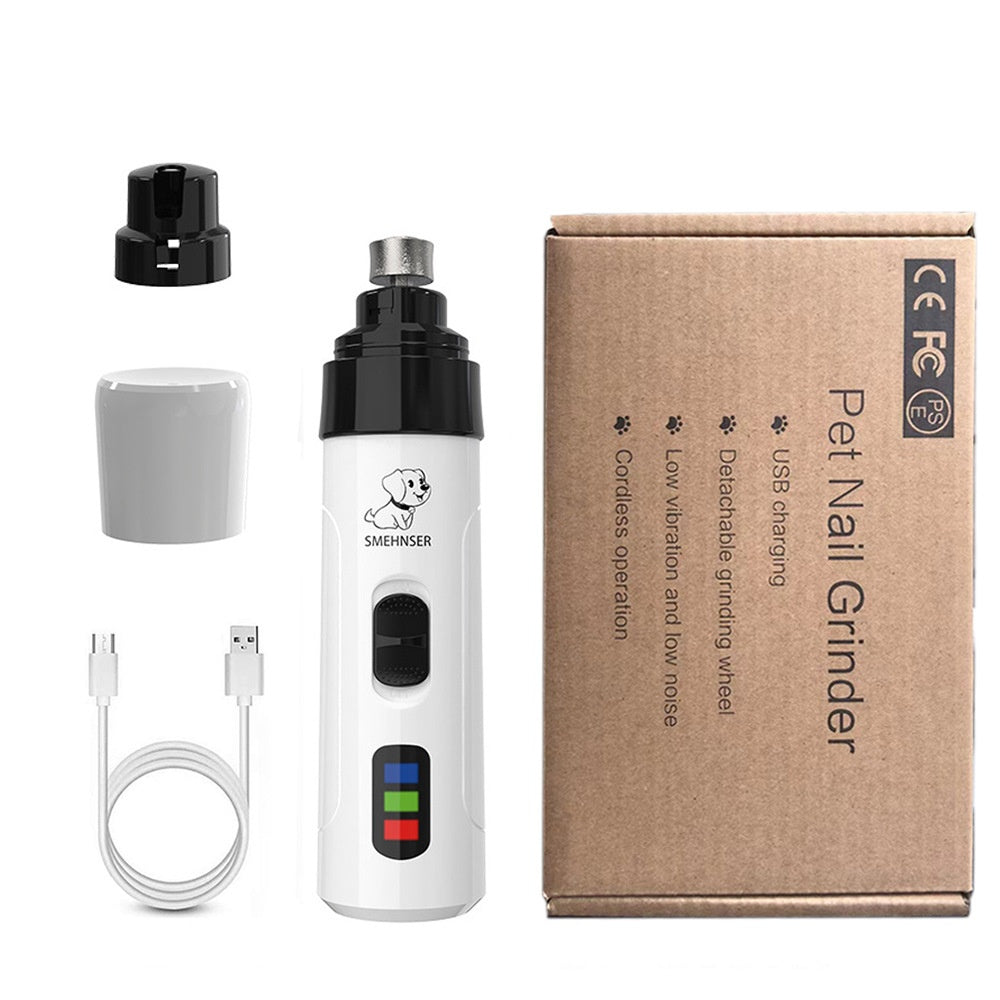 Piercing automatique des ongles Pet 3 vitesses LED électrique